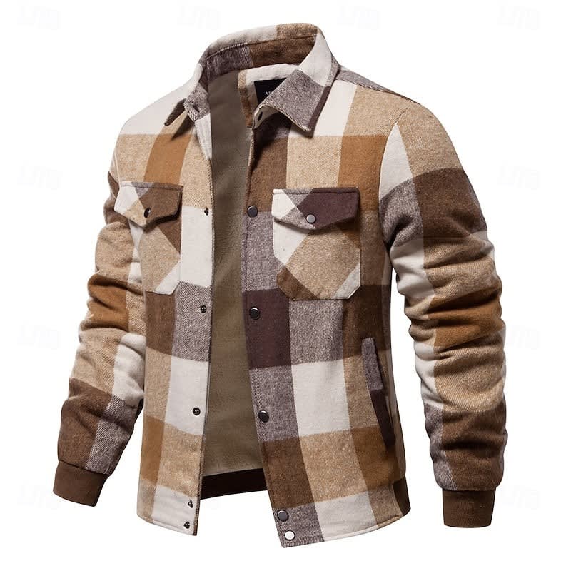 Brandon Plaid Shirt Jacket