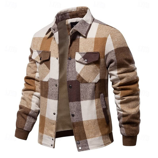 Brandon Plaid Shirt Jacket_1