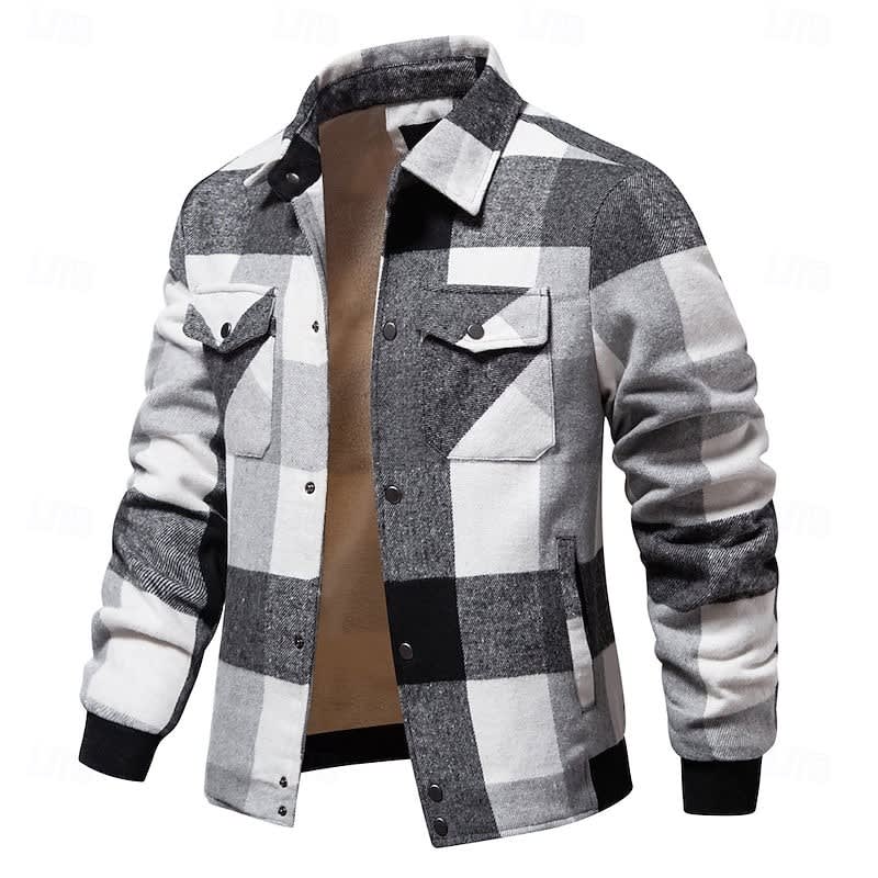 Brandon Plaid Shirt Jacket_6
