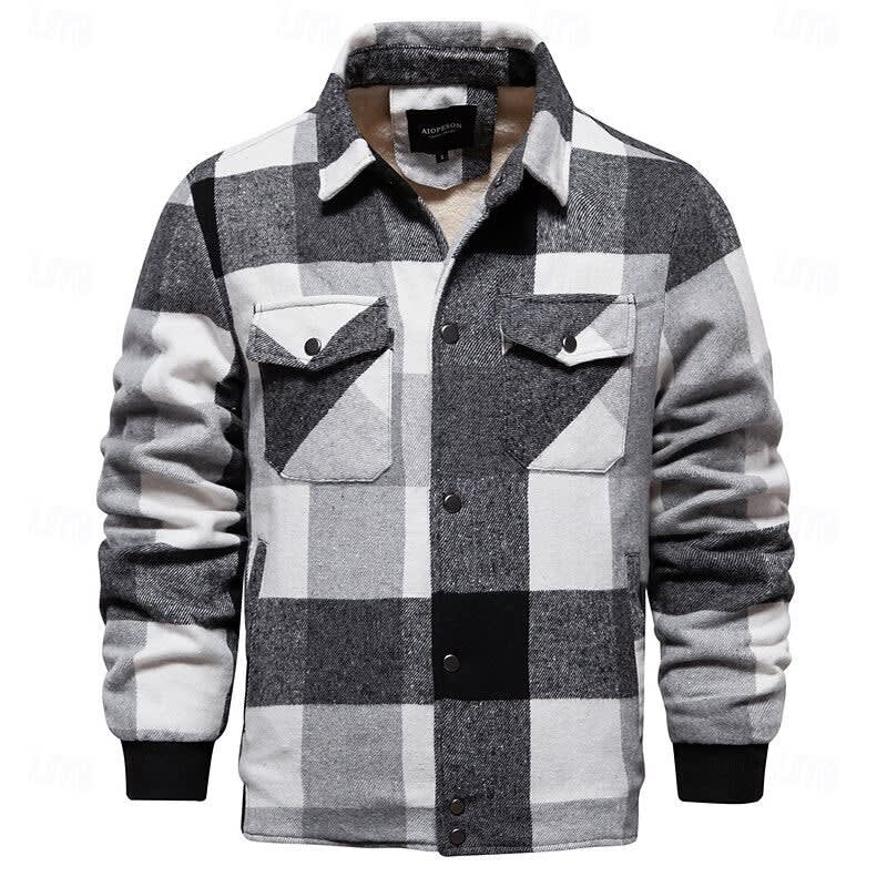 Brandon Plaid Shirt Jacket
