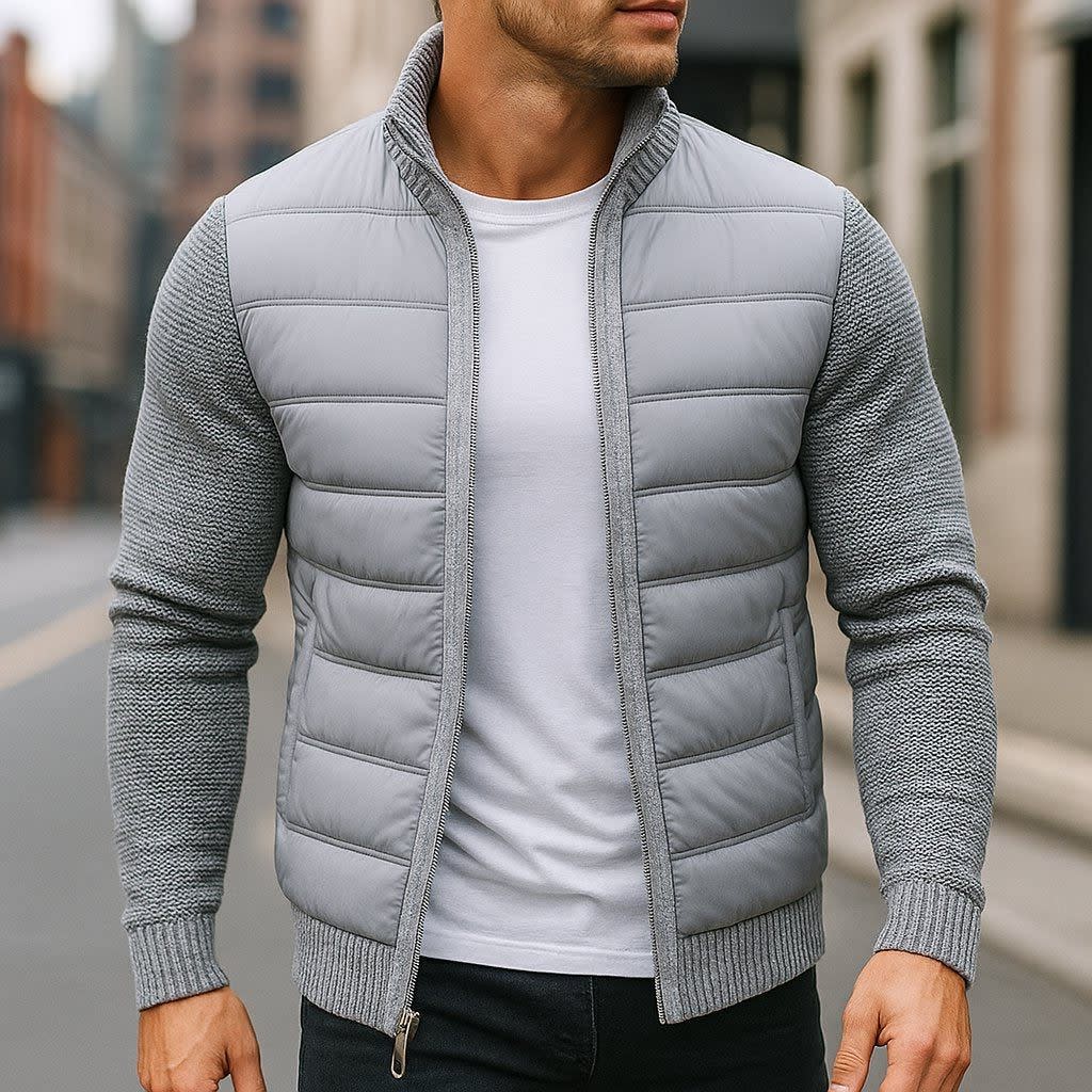 Jackson Knit Sleeve Puffer Jacket