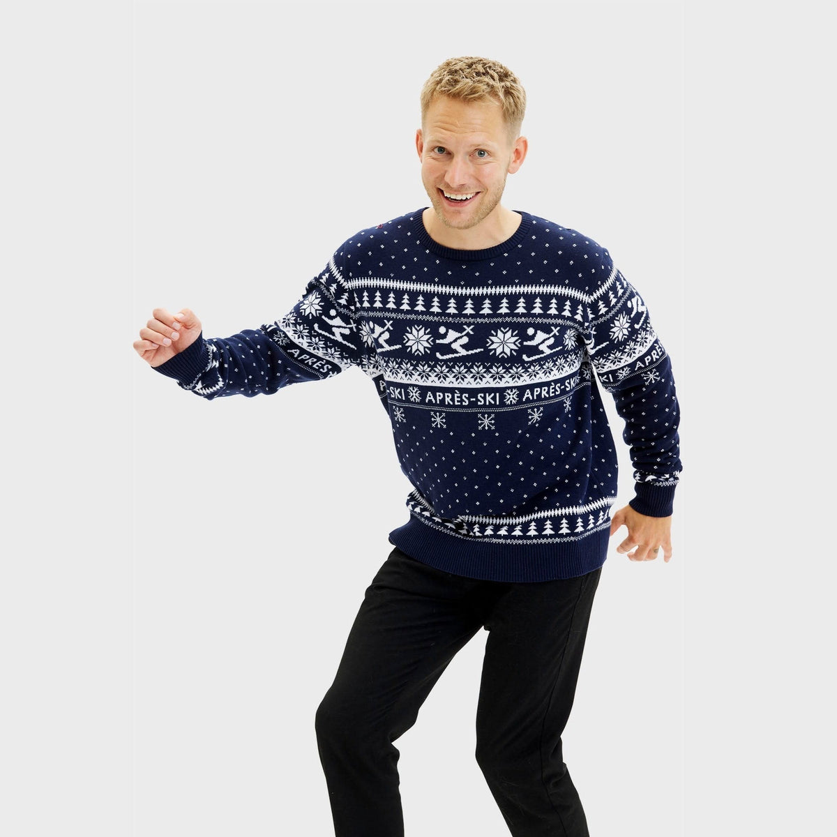 Emmett Fair Isle Après-Ski Christmas Sweater For Winter_4