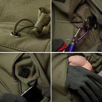 Dallas Fleece Lined Winter Ski Jacket With Stand Collar