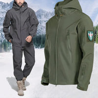 Dallas Fleece Lined Winter Ski Jacket With Stand Collar