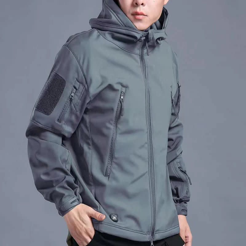 Dallas Fleece Lined Winter Ski Jacket With Stand Collar_6