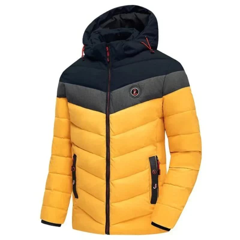 Camden Quilted Hooded Ski Puffer Jacket For Winter