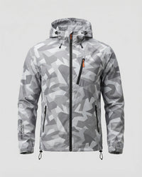 Asher Hooded Ski Jacket For Winter With Letter Print