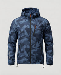 Asher Hooded Ski Jacket For Winter With Letter Print