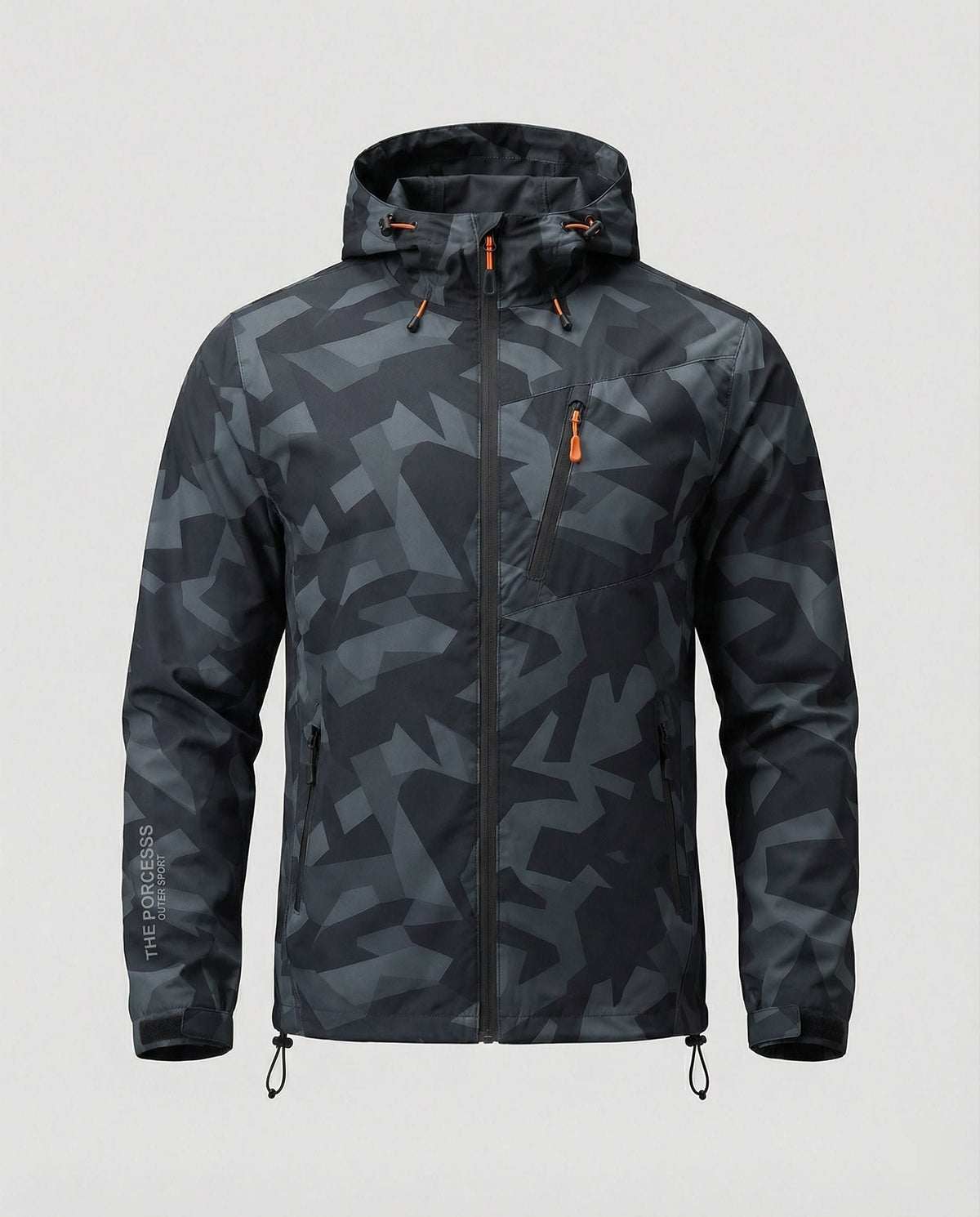 Asher Hooded Ski Jacket For Winter With Letter Print_9
