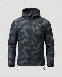 Asher Hooded Ski Jacket For Winter With Letter Print