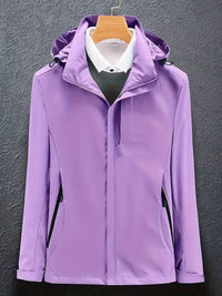 Dylan Long Sleeve Hooded Ski Jacket For Winter