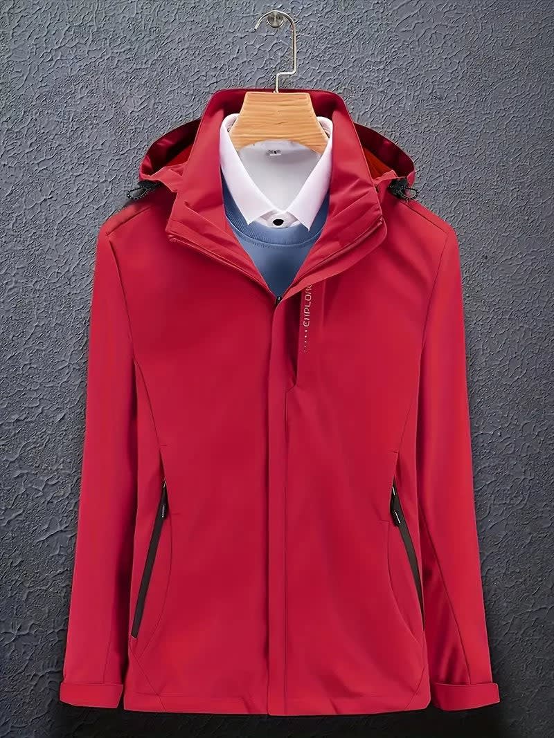 Dylan Long Sleeve Hooded Ski Jacket For Winter_4