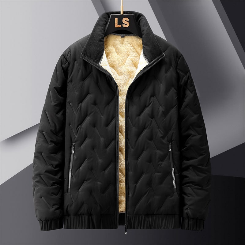 Devin Sherpa Lined Ski Puffer Jacket For Winter_4