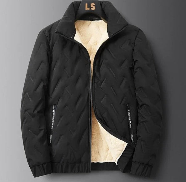 Devin Sherpa Lined Ski Puffer Jacket For Winter