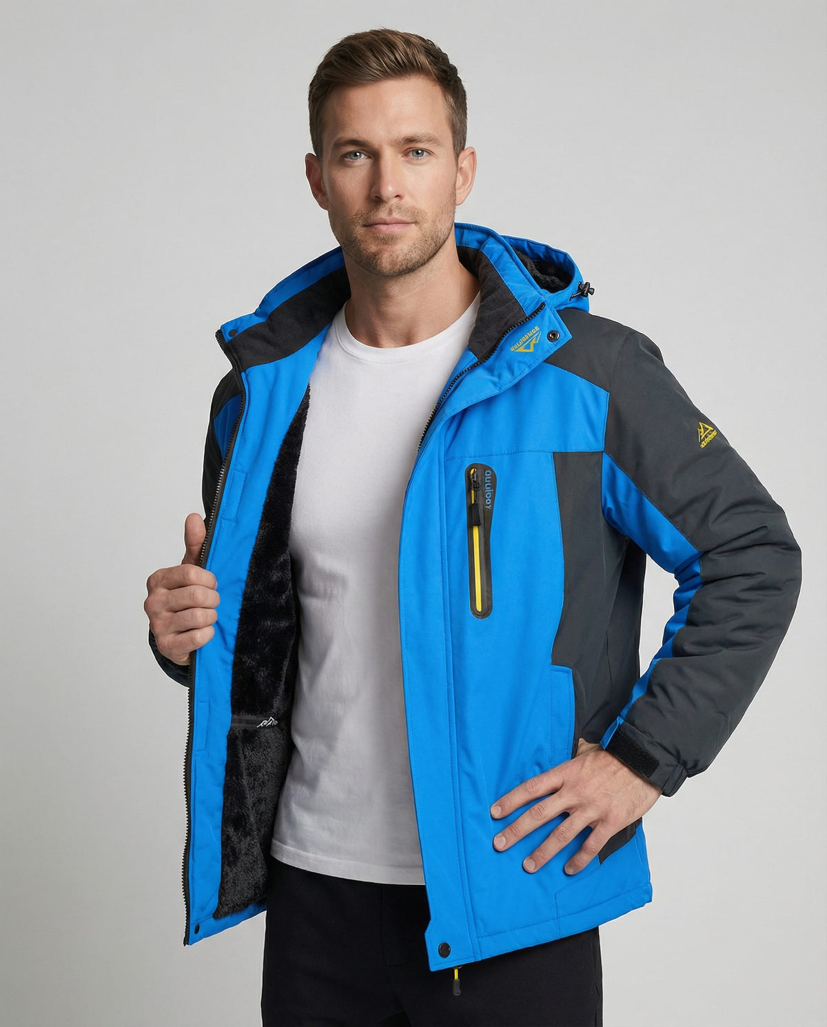 Bryce Waterproof Ski Jacket For Winter With Fleece Lining_1