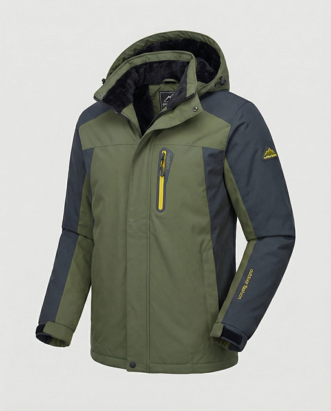 Bryce Waterproof Ski Jacket For Winter With Fleece Lining