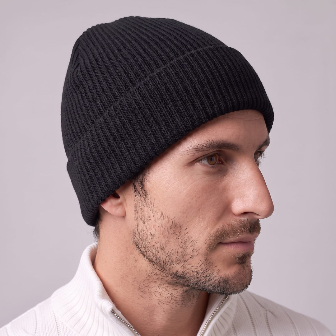 Mac Ribbed Knit Beanie