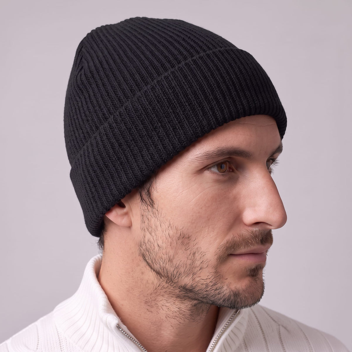 Mac Ribbed Knit Beanie