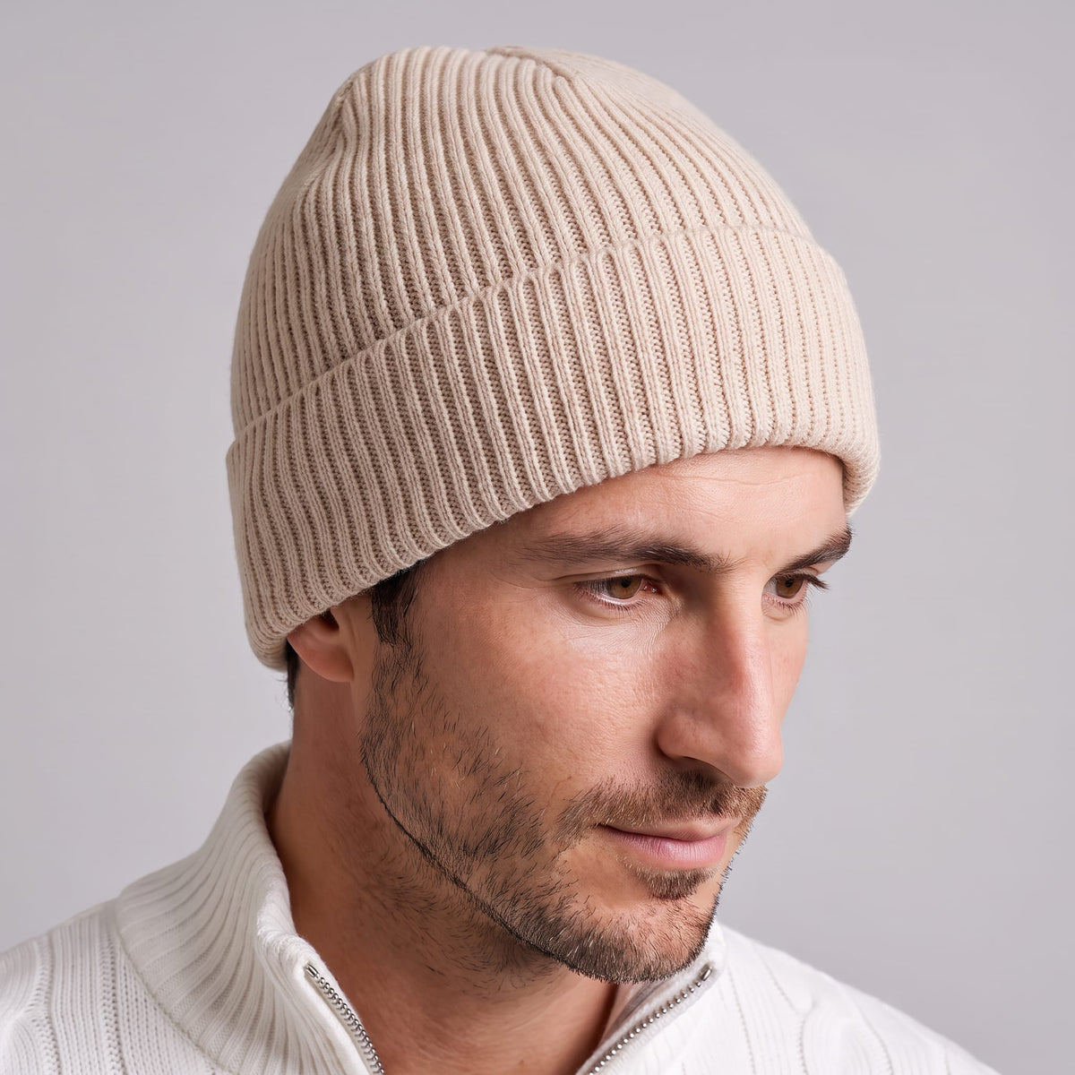 Mac Ribbed Knit Beanie
