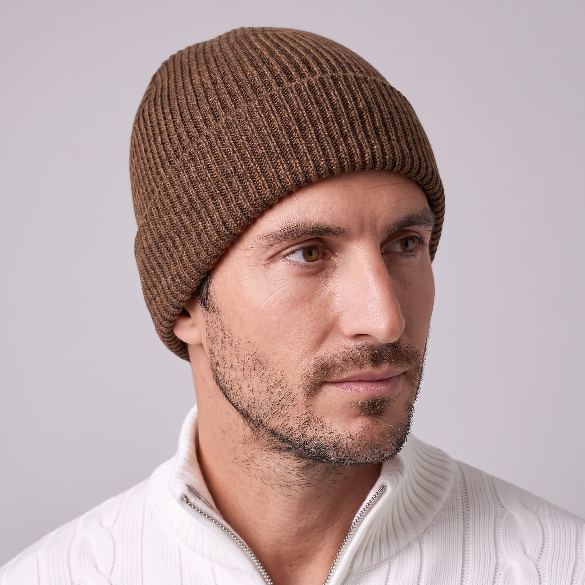 Mac Ribbed Knit Beanie
