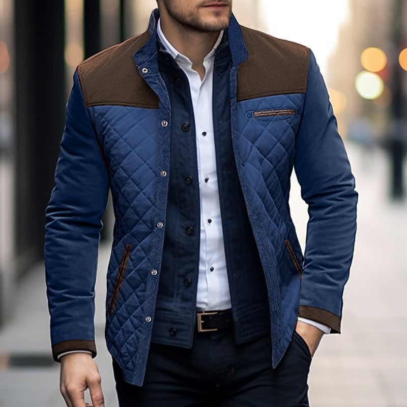 Cameron Quilted Color Block Jacket