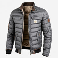 Bruce Quilted Stand Collar Jacket