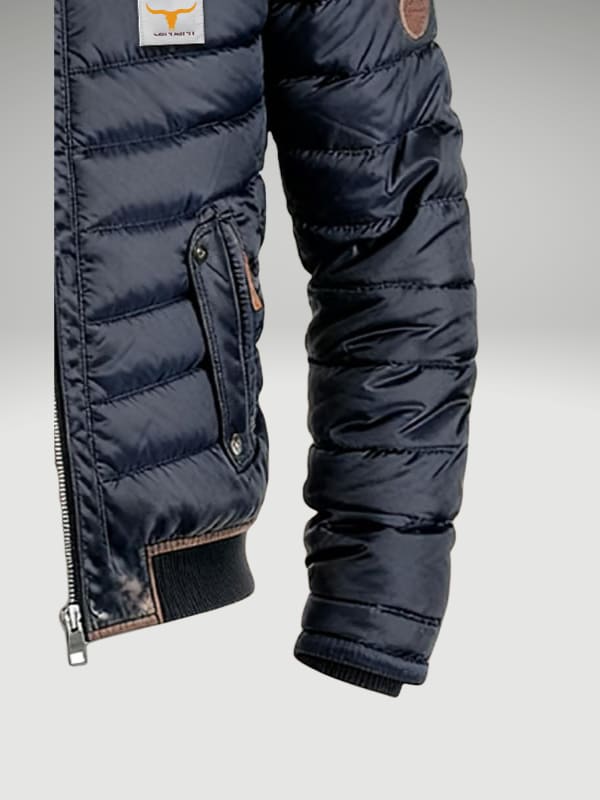 Bruce Quilted Stand Collar Jacket