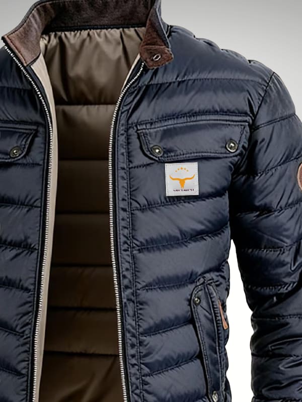 Bruce Quilted Stand Collar Jacket_6