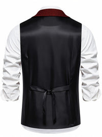 Brian Herringbone Single Breasted Vest