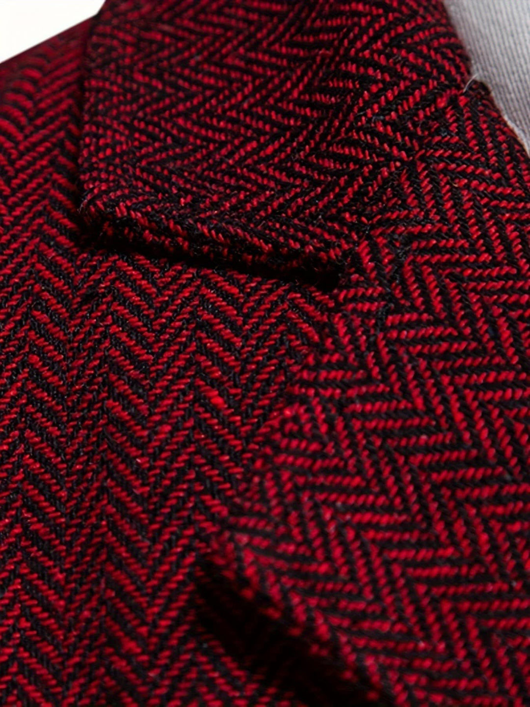 Brian Herringbone Single Breasted Vest