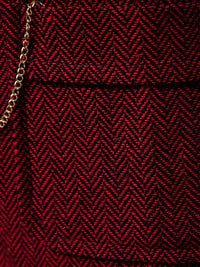 Brian Herringbone Single Breasted Vest