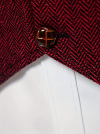 Brian Herringbone Single Breasted Vest