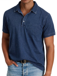 Cruz Washed Short Sleeve Polo Shirt