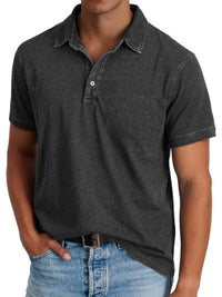 Cruz Washed Short Sleeve Polo Shirt