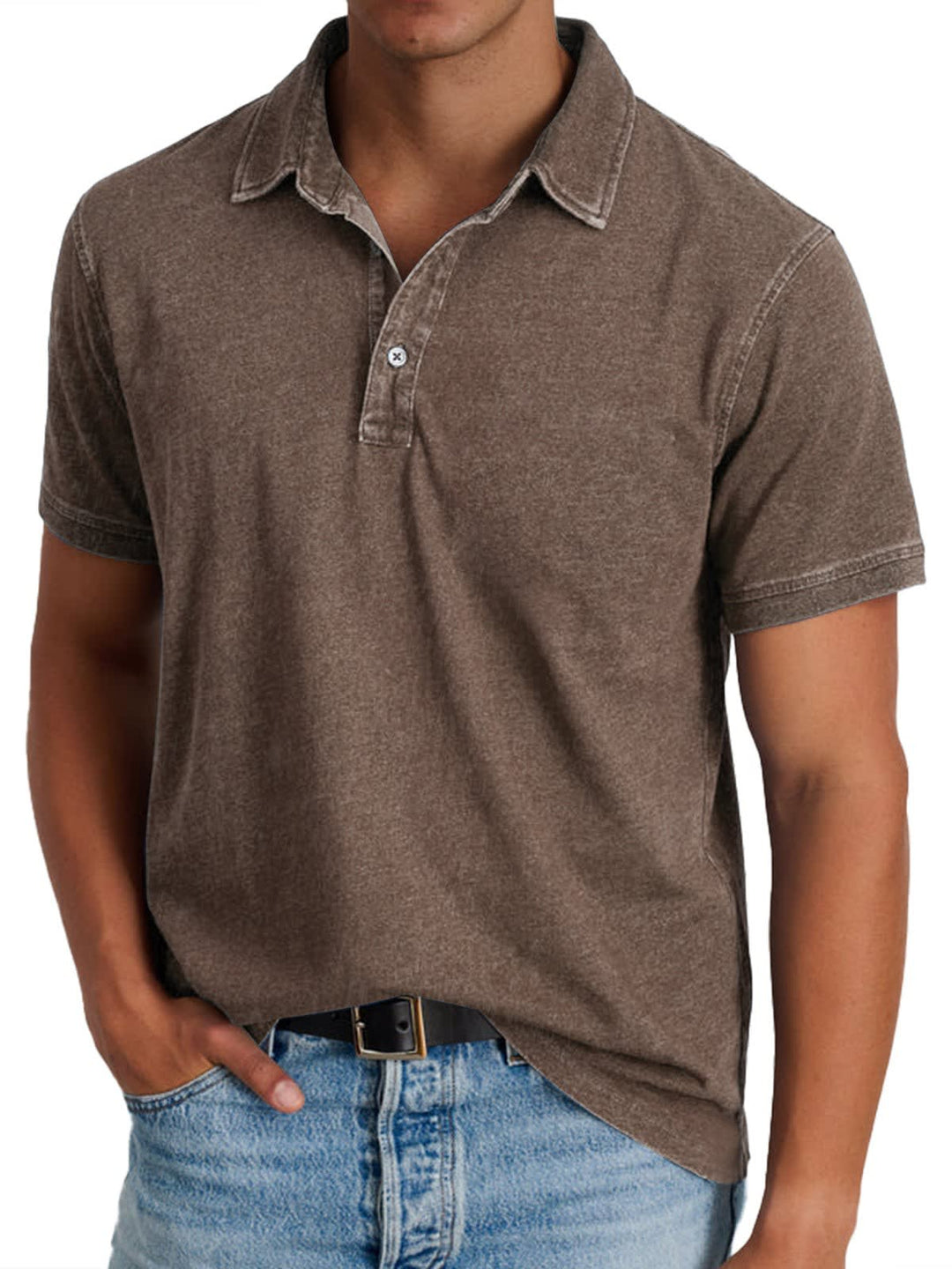Cruz Washed Short Sleeve Polo Shirt