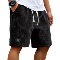Hayden Textured Elastic Waist Summer Shorts