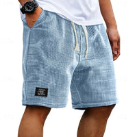 Hayden Textured Elastic Waist Summer Shorts
