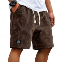 Hayden Textured Elastic Waist Summer Shorts