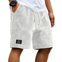 Hayden Textured Elastic Waist Summer Shorts