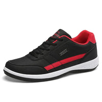 Brodie Leather-Look Lace-Up Orthopedic Sneakers