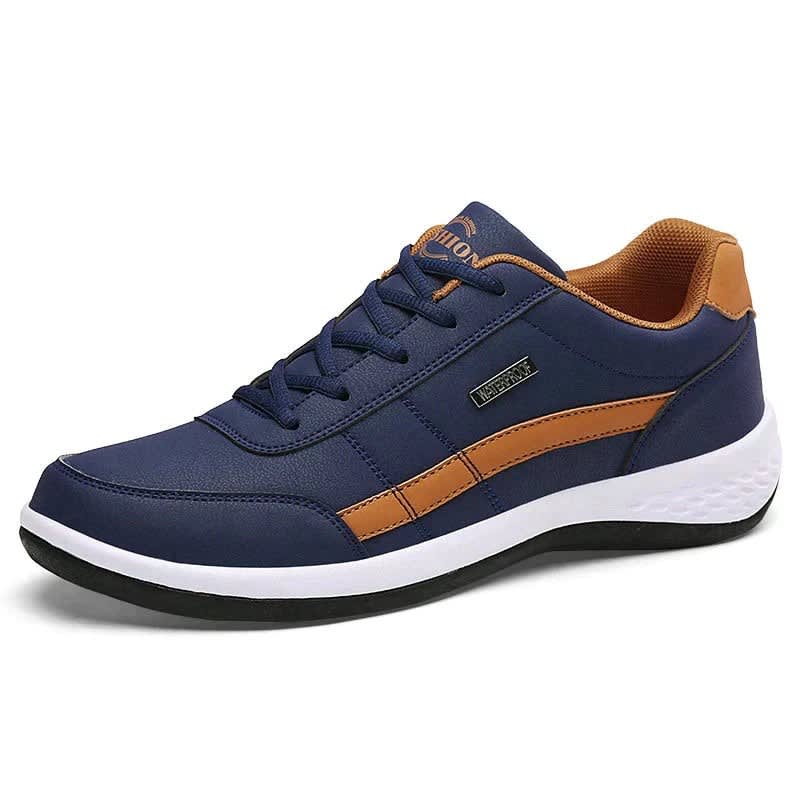 Brodie Leather-Look Lace-Up Orthopedic Sneakers_3