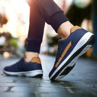Brodie Leather-Look Lace-Up Orthopedic Sneakers