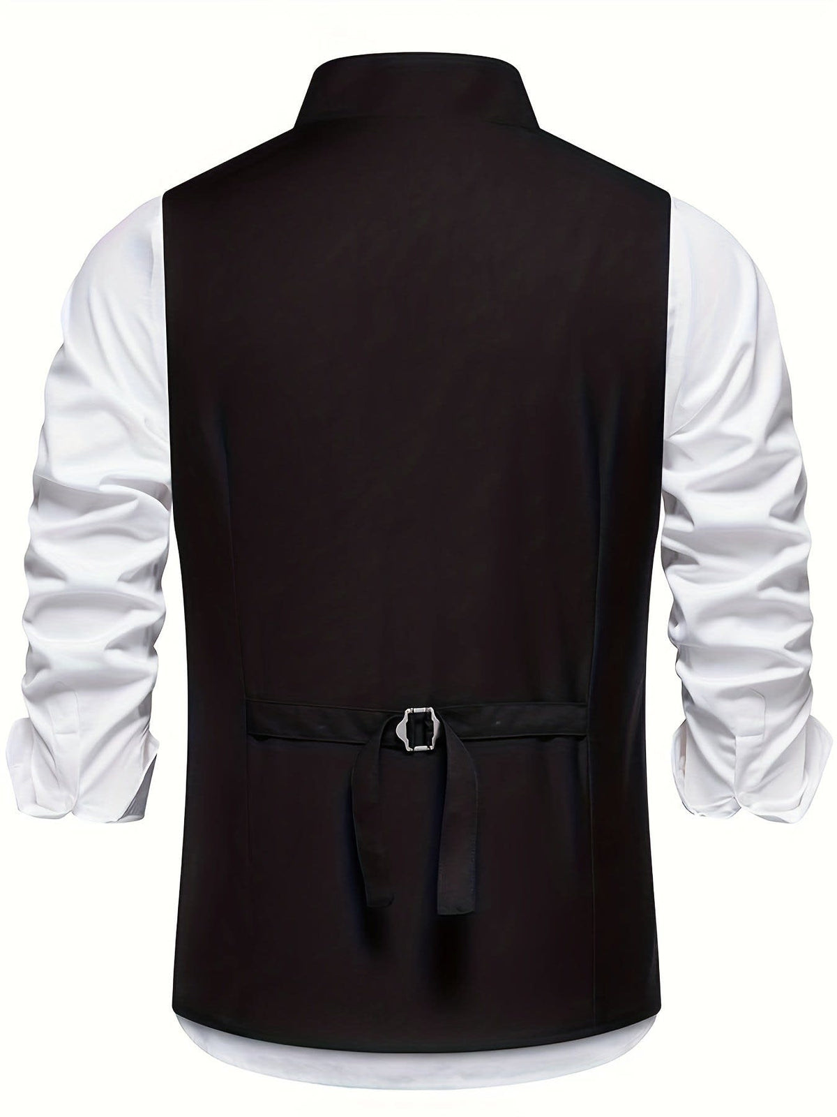 Chester Slant Button Tailored Vest_3