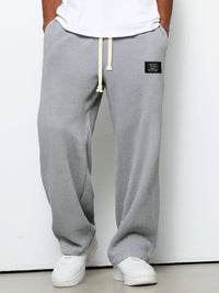 Bryce Waffle Texture Drawstring Wide Leg Pants