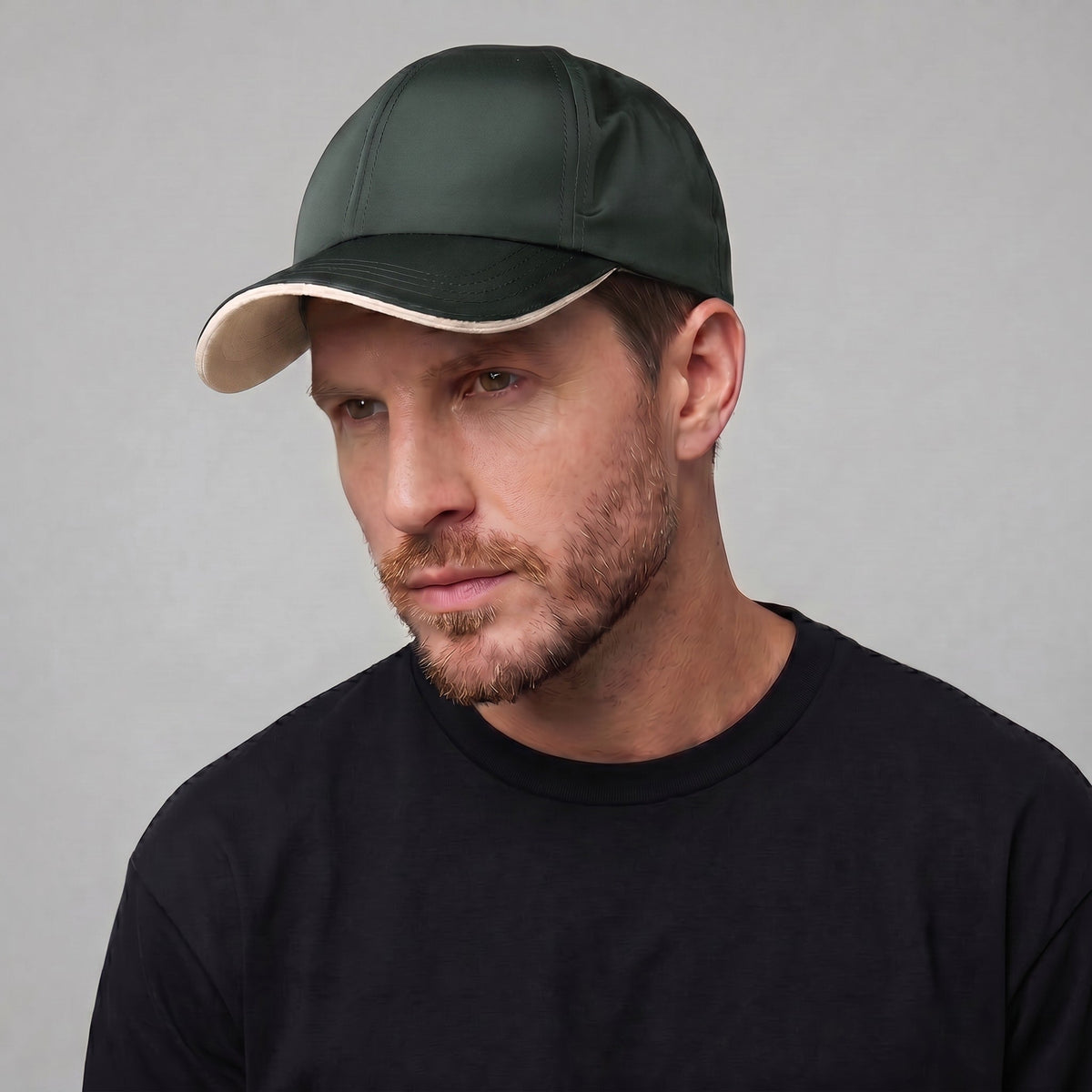 Yorke Adjustable Two Tone Baseball Cap