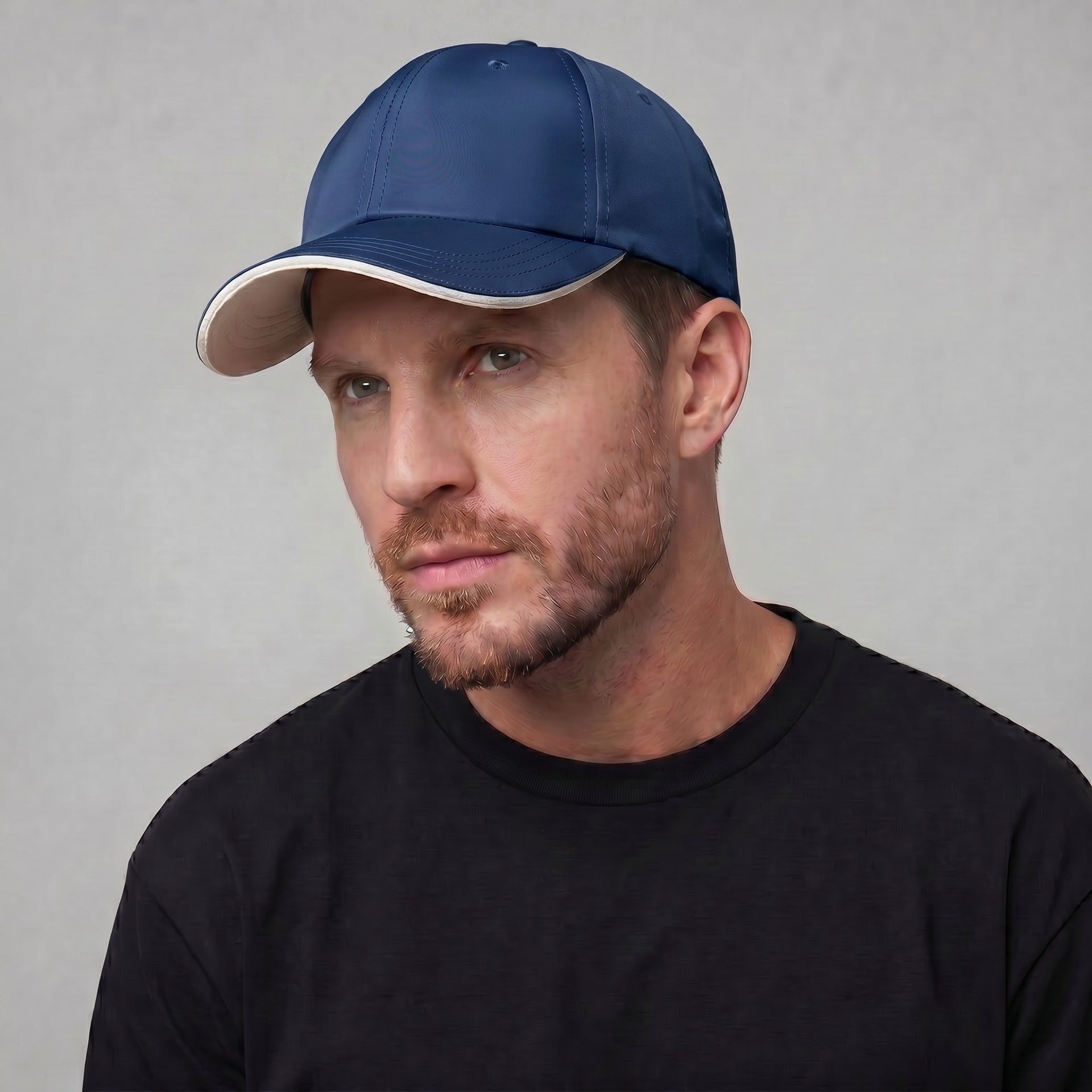 Yorke Adjustable Two Tone Baseball Cap