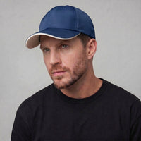 Yorke Adjustable Two Tone Baseball Cap