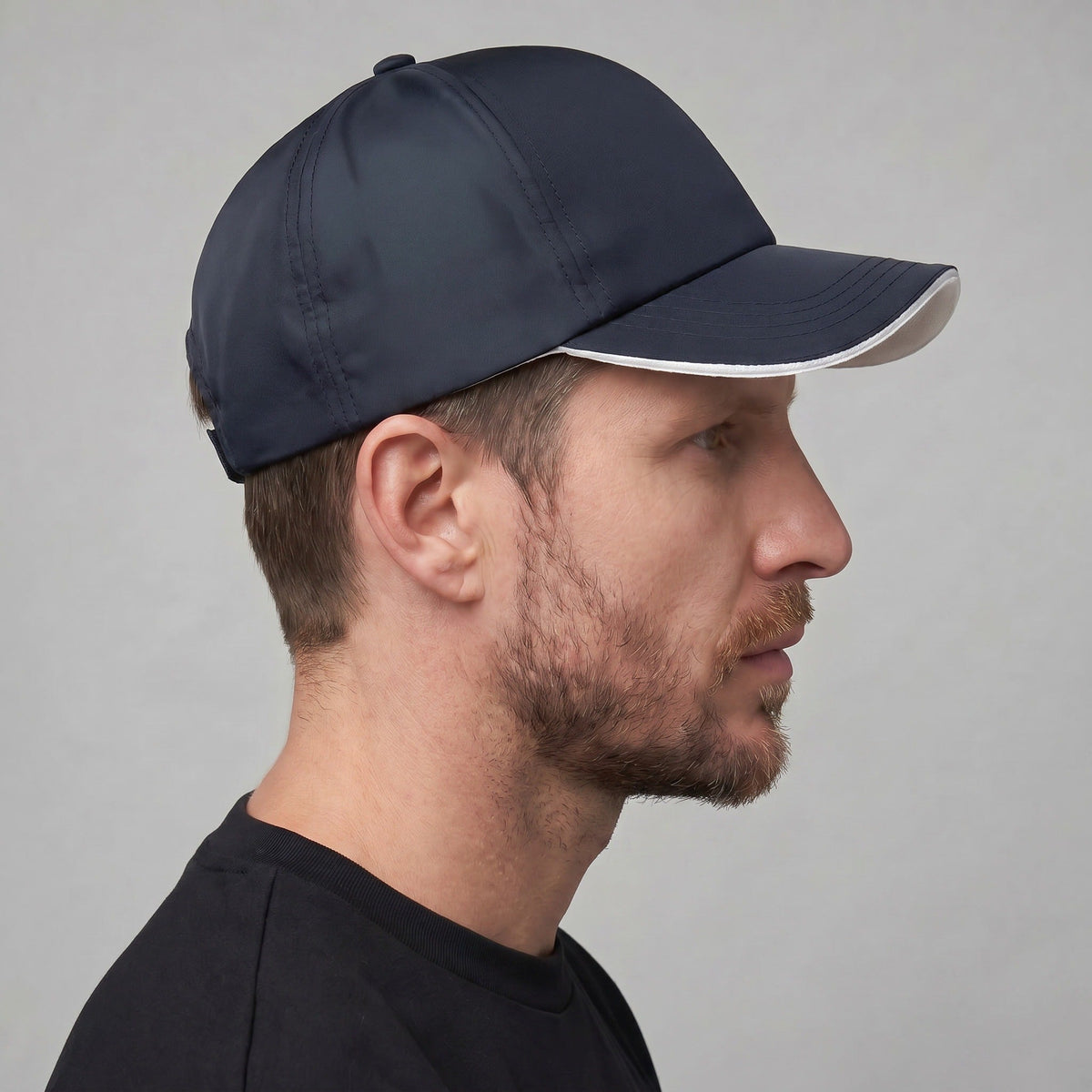Yorke Adjustable Two Tone Baseball Cap_2